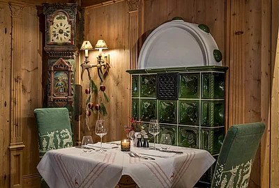 Restaurant im Hotel Unterschwarzachhof in Saalbach Hinterglemm