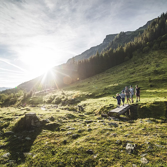 Sommerglück Familienurlaub im Talschluss in Saalbach Hinterglemm