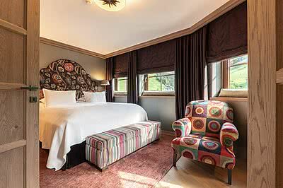 Premium suite Wolke 7 bedroom, Hotel Unterschwarzachhof Saalbach Hinterglemm
