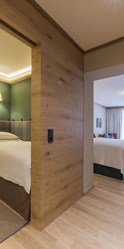Rooms & Suites Deluxe family suite in the Hotel Unterschwarzachhof