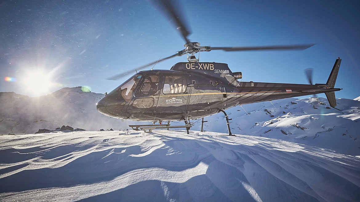 Helikopter Sennair Winter 