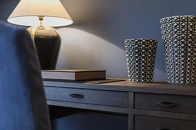 Tisch im Doppelzimmer Premium im Hotel Unterschwarzachhof