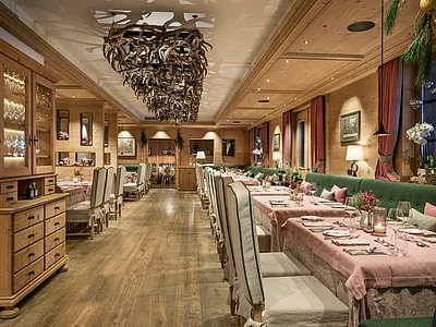 Restaurant im Hotel Unterschwarzachhof in Saalbach Hinterglemm