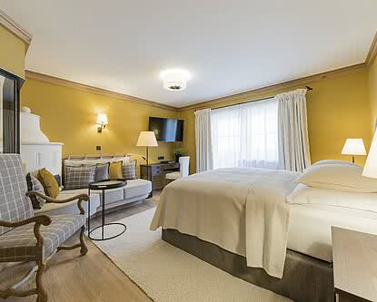 ‘Romantic’ suite in the Hotel Unterschwarzachhof
