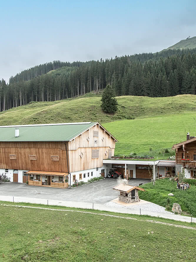 Bauernhof und Landwirtschaft, Hotel Unterschwarzachhof in Saalbach Hinterglemm