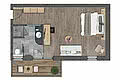Grundriss Doppelzimmer Comfort Plus im Hotel Unterschwarzachhof